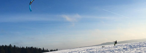 Snowkiten im Harz